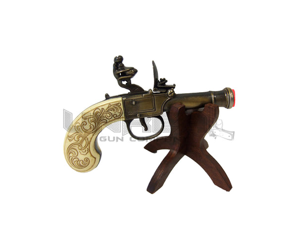 18th Century Flintlock Pistol, England 17cm Model: 3/237/L