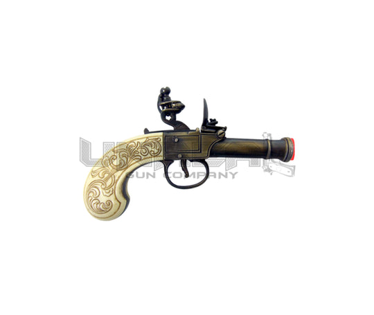 18th Century Flintlock Pistol, England 17cm Model: 3/237/L