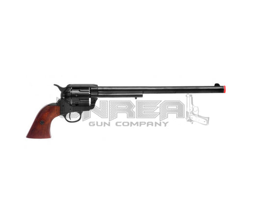 Cal.45 Peacemaker Revolver 12", USA 1873 Wooden Handle Black Barrel - 46cm Model: 3/7303