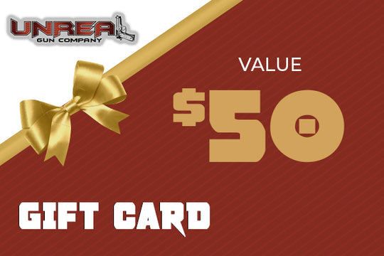 Unreal Gun Company $50 Gift Card
