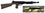 Diecast thompson Machine Gun Black/Brown 8 Shots