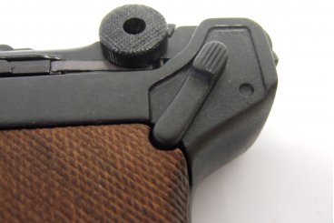 Luger Parabellum P08 Pistol Germany 1898, Wooden Handle Black Barrel 25.5cm Model: 3/M-1143