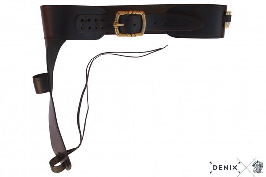 Holster Leather Cartridge Belt For Mare'S Leg Rifle, Brown 121cm Model: 3/701